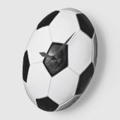 Soccer Ball Large Wall Clock Große Wanduhr (Winkel)