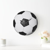 Soccer Ball Large Wall Clock Große Wanduhr (Zuhause)