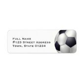 Soccer Ball Mailing Labels (Vorne)