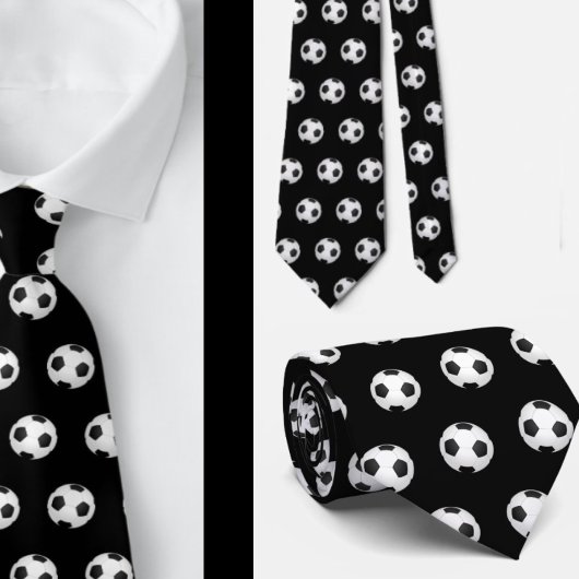 Soccer Ball Neck Tie - Lässiger Sportnecker Krawatte
