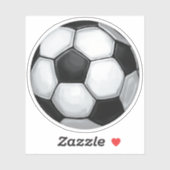 Soccer Ball Painted Art Aufkleber (Blatt)
