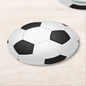 Soccer Ball Paper Untersetzer (Angewinkelt)