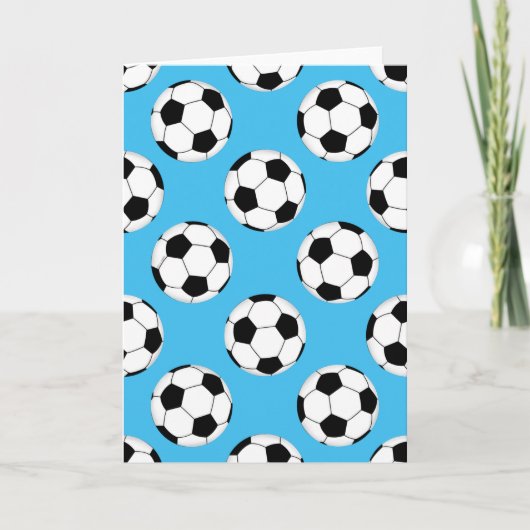 Soccer Ball Pattern Karte (Vorderseite)