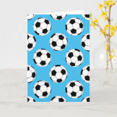 Soccer Ball Pattern Karte (Gelbe Blume)