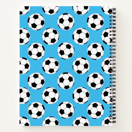 Soccer Ball Pattern Notizblock (Rückseite)
