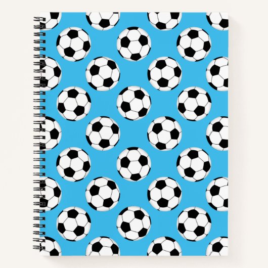 Soccer Ball Pattern Notizblock (Vorderseite)