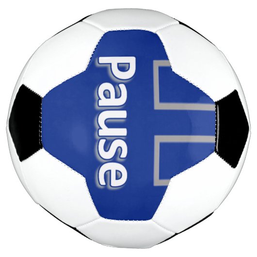 Soccer Ball Pause Blau (Gedreht)