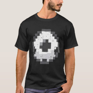 Soccer Ball Pixel 8 Bit Gaming Cool Game T-Shirt