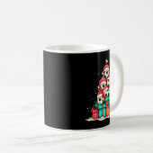 Soccer Ball Player Le Christmas Tree Xmas Long Sle Kaffeetasse (VorderseiteRechts)