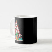 Soccer Ball Player Le Christmas Tree Xmas Long Sle Kaffeetasse (Vorderseite Links)