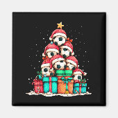 Soccer Ball Player Le Christmas Tree Xmas Long Sle Magnet (Vorne)