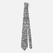 Soccer Ball Print Necktie Krawatte (Vorderseite)