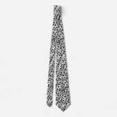 Soccer Ball Print Necktie Krawatte (Rückseite)
