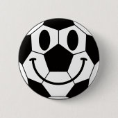 Soccer Ball Smile Face Button (Vorderseite)