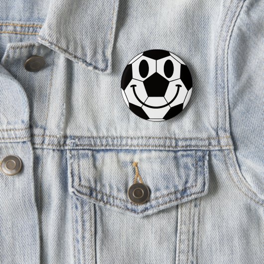 Soccer Ball Smile Face Button (Beispiel)