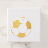 soccer ball thank you gold geschenkanhänger (Mit Box)