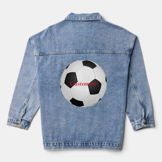 Soccer Ball Thunder_Cove Jeansjacke (Rückseite)