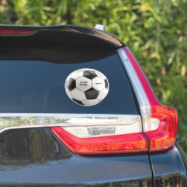Soccer Ball Vinyl Sticker | Personalized Team Name