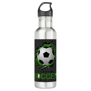 "Soccer Ball" Wasserflasche aus Edelstahl Edelstahlflasche