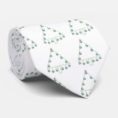Soccer Ball Weihnachtsbaum Necktie Krawatte (Gerollt)