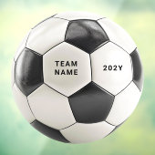 Soccer Ball Window Cling | Team Name Vinyl Decal Fensteraufkleber (Blatt 3)