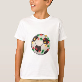 Soccer Ball with Christmas Lights T-Shirt
