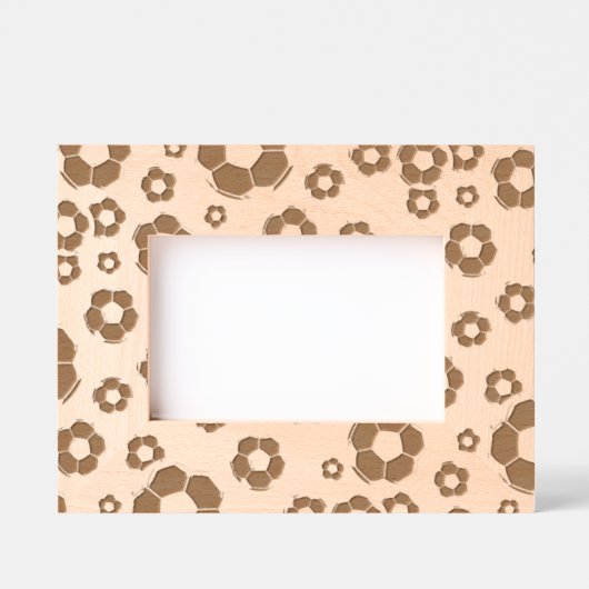 Soccer BalLaser geätzte Rahmen-Gravur Rahmen (Vorderseite)