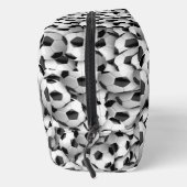 Soccer Balls Design Dopp Kit Bag Waschbeutel (Rechts)
