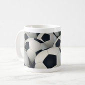 Soccer Balls Kaffeetasse (Vorderseite Links)