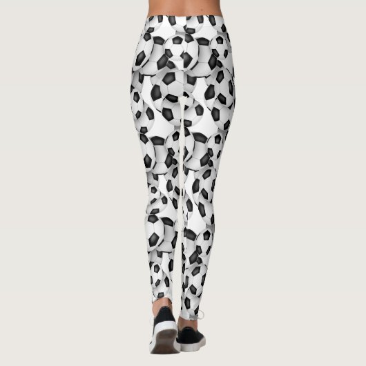 Soccer balls pattern leggings (Rückseite)