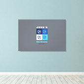 SOCCER Bar Bat Mitzvah Unterschrift an Bord Leinwanddruck (Insitu (Holzboden))