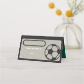 SOCCER Bar Mitzvah Sitztisch-Escortkarte Platzkarte (Vorderseite)