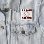 Soccer Baseball Funny Not Button Abzeichen Button (Beispiel)