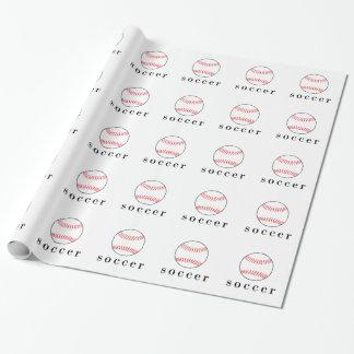 Soccer Baseball Funny Unglaublich witzig Sports T  Geschenkpapier