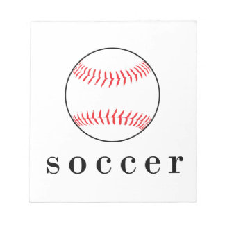 Soccer Baseball Funny Unglaublich witzig Sports T  Notizblock