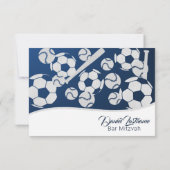 Soccer Baseball Response Card mit Abendessen RSVP Karte (Rückseite)