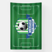Soccer Birthday banner backdrop (Vertikal)