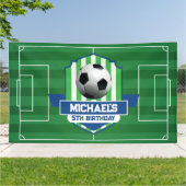 Soccer Birthday banner backdrop  (Außenbereich)