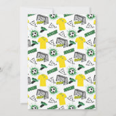 Soccer Birthday Party Invitation Einladung (Rückseite)