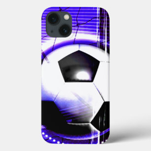 Soccer Blue Personalize mit Namen oder Teamname Case-Mate iPhone Hülle