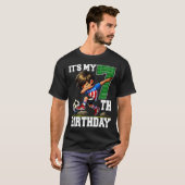 Soccer Boy It's My 7th Birthday American Flag  T-Shirt (Vorne ganz)