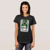 Soccer Brazil Football Fans Brazilian Girl Mom Mes T-Shirt (Vorne ganz)