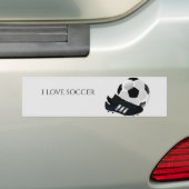SOCCER Car Autoaufkleber personalisiert. (Auf Auto)