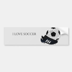 SOCCER Car Autoaufkleber personalisiert.
