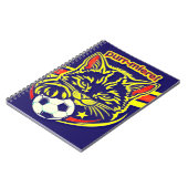 Soccer Cat Grafik Notizblock (Linke Seite)