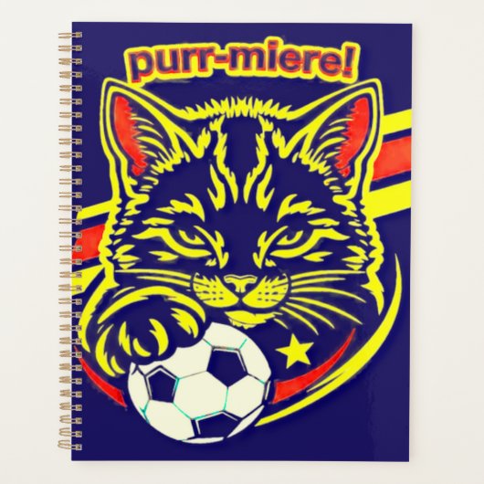 Soccer Cat Grafik Planer (Vorderseite)