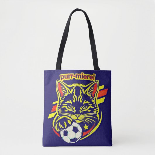 Soccer Cat Grafik Tasche (Vorderseite)