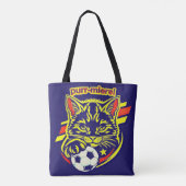 Soccer Cat Grafik Tasche (Rückseite)