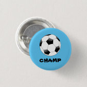 Soccer Champ Abzeichen Button (Vorne & Hinten)