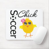 Soccer Chick Mousepad (Mit Mouse)